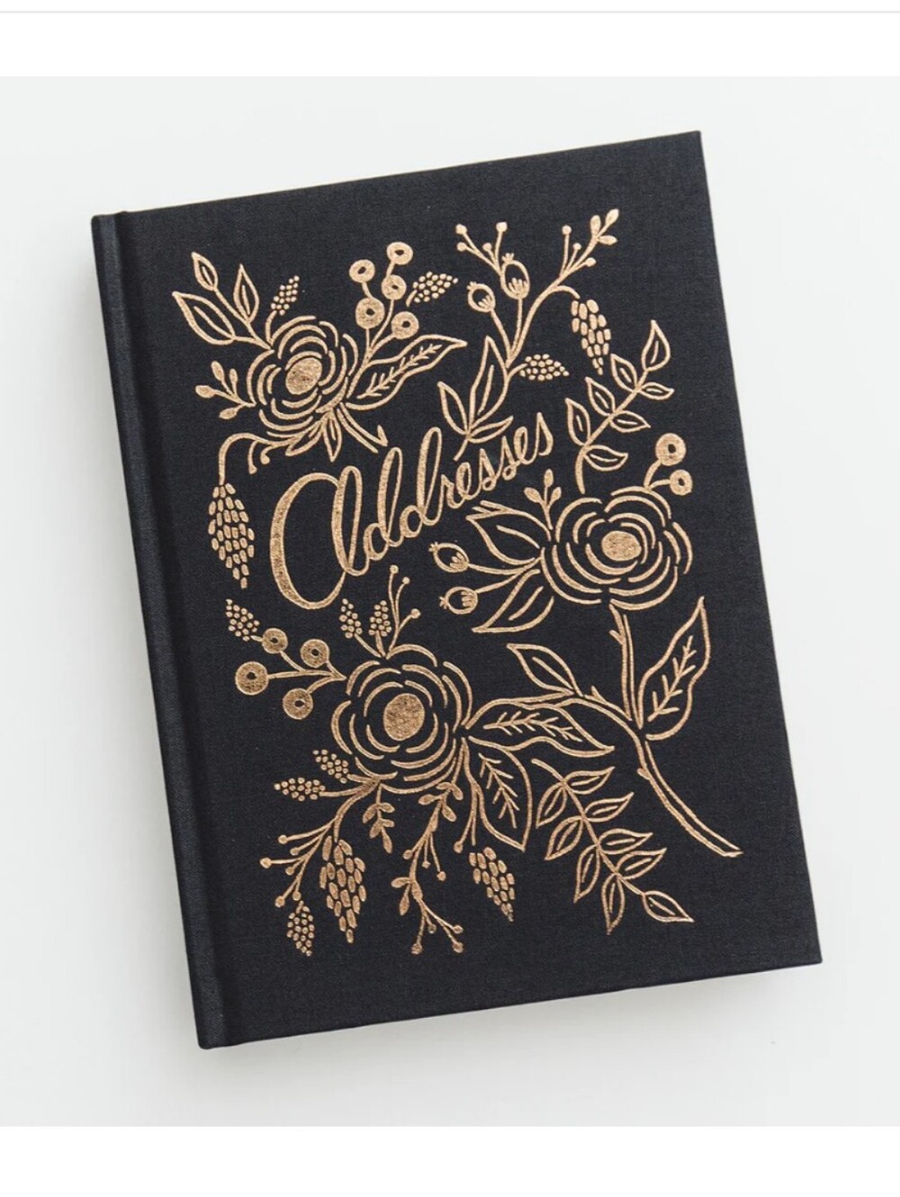 NEW Rifle Paper Keepsake Address Book Embossed Gold Cursive - Picture 12 of 12